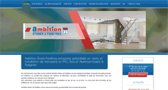 Desktop Screenshot of ambition-stores-fenetres.com