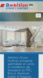 Mobile Screenshot of ambition-stores-fenetres.com